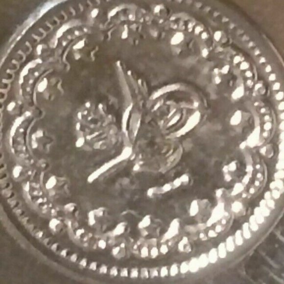 SET OF 2 STERLING SILVER ANTIQUE OTTOMAN COIN DISH - Picture 3 of 6